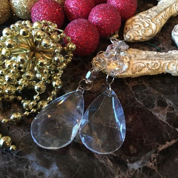 Other - TWO CRYSTAL Drop Ornaments!